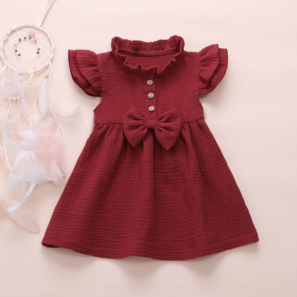princess dress for girls kids solid color bow linen ruffled irregular neckline princess casual dress clothes #g2, Red;yellow
princess dress for girls kids solid color bow linen ruffled irregular neckline princess casual dress clothes #g2, Red;yellow