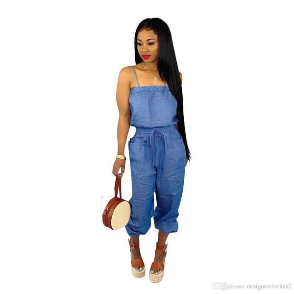 color sling jumpsuit casual loose sleeveless tube blue clothing fashion rompers womens summer solid, Black;white
color sling jumpsuit casual loose sleeveless tube blue clothing fashion rompers womens summer solid, Black;white