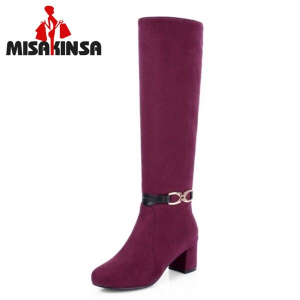 fitwee plus size 32-45 women shoes autumn high heels knee high boots metal thick heels winter boots female long shoes red, Black
fitwee plus size 32-45 women shoes autumn high heels knee high boots metal thick heels winter boots female long shoes red, Black