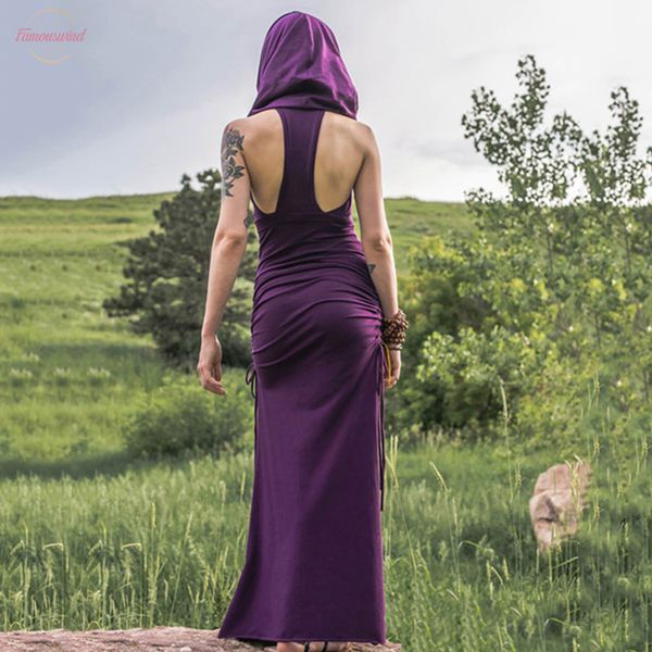 maxi dress sleevess backless dress vintage gothic purple long hooded dress bodycon elegant summer 2020 elbise, Black;gray
maxi dress sleevess backless dress vintage gothic purple long hooded dress bodycon elegant summer 2020 elbise, Black;gray