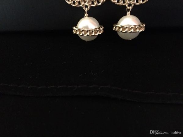 2018 new fashion bead earrings designer drop women earrings jewelry brand earrings with flannel bags for jewelry gift, Silver
2018 new fashion bead earrings designer drop women earrings jewelry brand earrings with flannel bags for jewelry gift, Silver