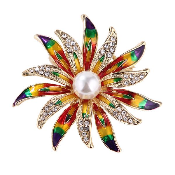 colorful enamel brooches crystal vintage sun flower brooches for women large brooch pin fashion dress coat accessories cute jewelry, Gray
colorful enamel brooches crystal vintage sun flower brooches for women large brooch pin fashion dress coat accessories cute jewelry, Gray