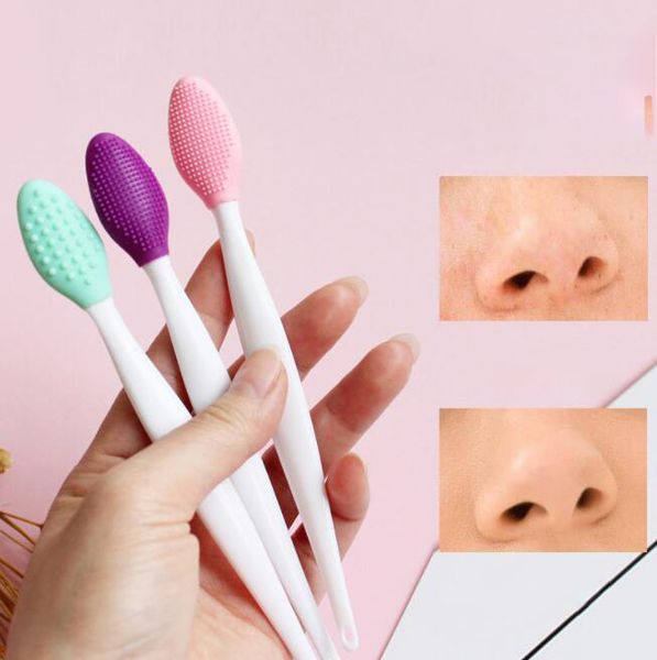 silicone nose cleansing brush double sides facial cleansing brush skin deep cleaner blackhead remover brush kka6804
silicone nose cleansing brush double sides facial cleansing brush skin deep cleaner blackhead remover brush kka6804