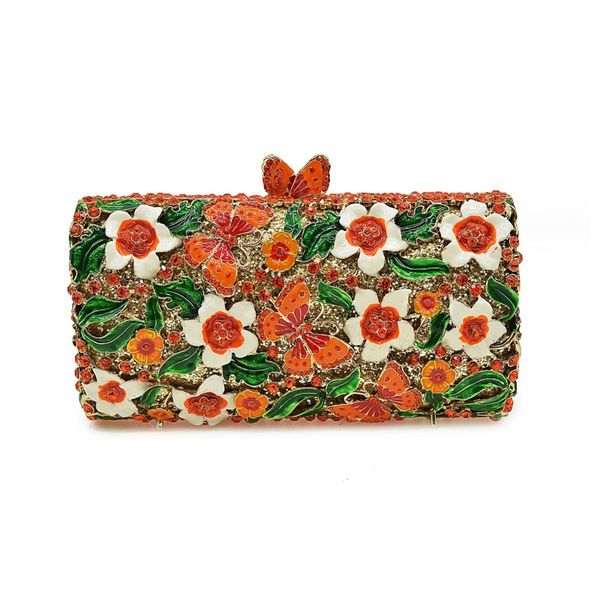 luxury flower crystal women evening bag rhinestone hollow out evening metal clutches wedding party bridal party women handbag
luxury flower crystal women evening bag rhinestone hollow out evening metal clutches wedding party bridal party women handbag