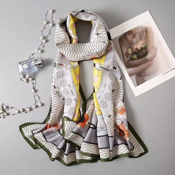 designer silk scarf fashion man womens luxury 4 seasons shawl scarf brand scarves size about 180x90cm 4 color optional, Blue;gray
designer silk scarf fashion man womens luxury 4 seasons shawl scarf brand scarves size about 180x90cm 4 color optional, Blue;gray