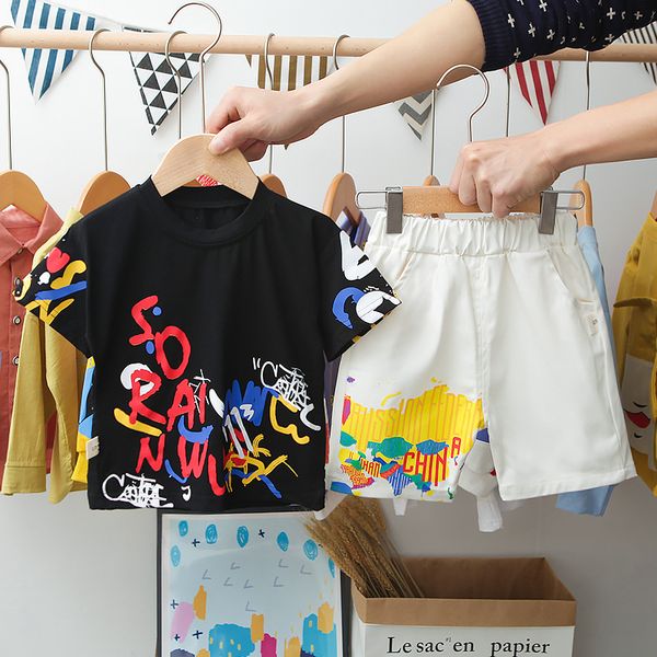 kids baby boys short sleeve letter cotton fashion t-shirts+short pants print toddler clothing boy clothes set 2pcs 6m-4y, White
kids baby boys short sleeve letter cotton fashion t-shirts+short pants print toddler clothing boy clothes set 2pcs 6m-4y, White