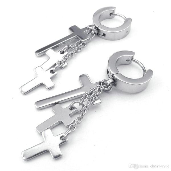 dangle cross stud huggie set mens womens metal stainless steel fashion earrings jewelry wholesale, Golden;silver
dangle cross stud huggie set mens womens metal stainless steel fashion earrings jewelry wholesale, Golden;silver