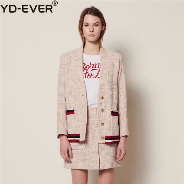 women's jackets 2021 women cardigan jacket gold buttons small fragrance elegant coat top, Black;brown
women's jackets 2021 women cardigan jacket gold buttons small fragrance elegant coat top, Black;brown