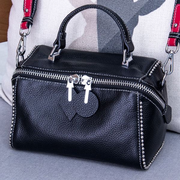 soft leather small bag female 2020 new korean version of the simple leather shoulder messenger bag female small fresh