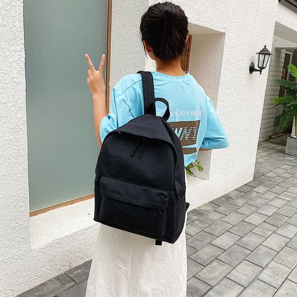 2020 new backpack ladies korean version of the leisure large-capacity travel backpack simple solid color student women
2020 new backpack ladies korean version of the leisure large-capacity travel backpack simple solid color student women