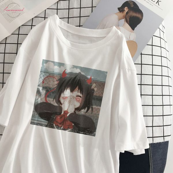 japanese new casual fashion plus size o neck short sleeve female cartoon harajuku tees funny cute ulzzang t shirt, White
japanese new casual fashion plus size o neck short sleeve female cartoon harajuku tees funny cute ulzzang t shirt, White