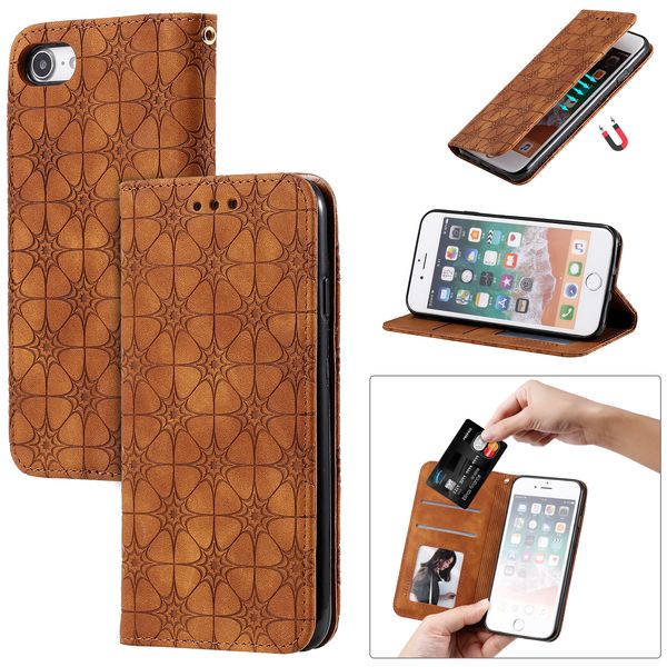 for iphone 7 8 case flip cover stand wallet pu leather embossed lucky flower strong magnetism auto adsorption for iphone se 2020
for iphone 7 8 case flip cover stand wallet pu leather embossed lucky flower strong magnetism auto adsorption for iphone se 2020