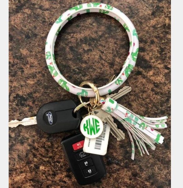 designer monogram keychain boho leather bracelet leopard keyring chain wristlet o key ring wrist strap, key organizer holder jewelry, Black
designer monogram keychain boho leather bracelet leopard keyring chain wristlet o key ring wrist strap, key organizer holder jewelry, Black