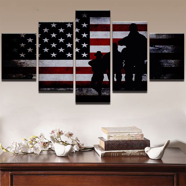 5 piece military mission flag printed canvas painting modern art painting wall art living room decor picture home decoration abstract painti
5 piece military mission flag printed canvas painting modern art painting wall art living room decor picture home decoration abstract painti
