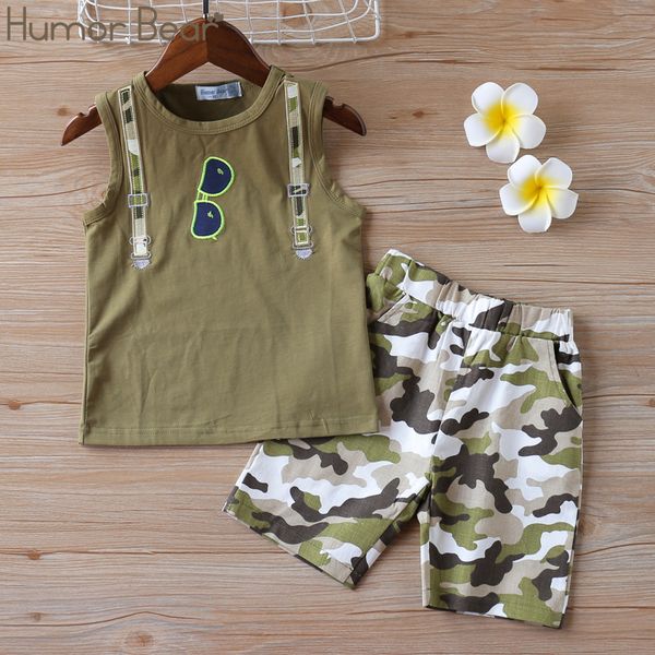 humor bear 2020 summer children baby boy clothes sets sleeveless t-shirt + camo shorts 2pcs toddler kids suits child clothing t200607, White
humor bear 2020 summer children baby boy clothes sets sleeveless t-shirt + camo shorts 2pcs toddler kids suits child clothing t200607, White