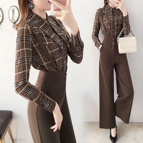 plaid 2 piece sets womens outfits wide leg pants luxury 2 piece set women ensemble femme deux pieces woman suit matching sets, White
plaid 2 piece sets womens outfits wide leg pants luxury 2 piece set women ensemble femme deux pieces woman suit matching sets, White
