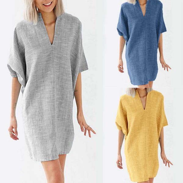 2019 vintage wild women summer boho beach dress casual loose half sleeve v-neck dresses woman party night vestidos mujer 7, Black;gray
2019 vintage wild women summer boho beach dress casual loose half sleeve v-neck dresses woman party night vestidos mujer 7, Black;gray