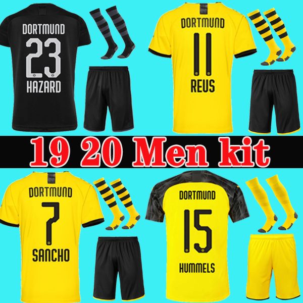 19 20 bvb boru ia dortmund occer jer ey 2019 2020 ancho hazard ancho reu hummel brandt paco delaney football hir men kit uniform, Black;red 
19 20 bvb boru ia dortmund occer jer ey 2019 2020 ancho hazard ancho reu hummel brandt paco delaney football hir men kit uniform, Black;red