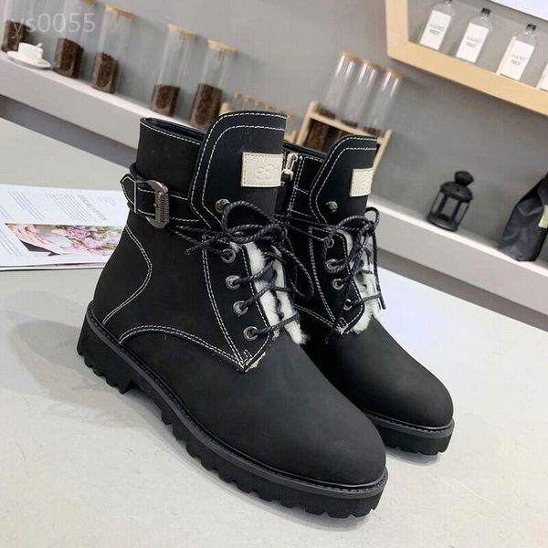 2019 classic winter martin boots women's british fashion leather short paragraph sheepskin snow boots plus velvet factory direct sales, Black
2019 classic winter martin boots women's british fashion leather short paragraph sheepskin snow boots plus velvet factory direct sales, Black
