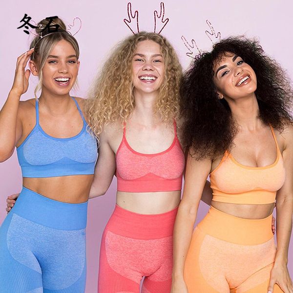 yoga outfits seamless set 2 piece women gym push up strappy sports bra +sports suits clothing conjunto deportivo mujer, White;red
yoga outfits seamless set 2 piece women gym push up strappy sports bra +sports suits clothing conjunto deportivo mujer, White;red