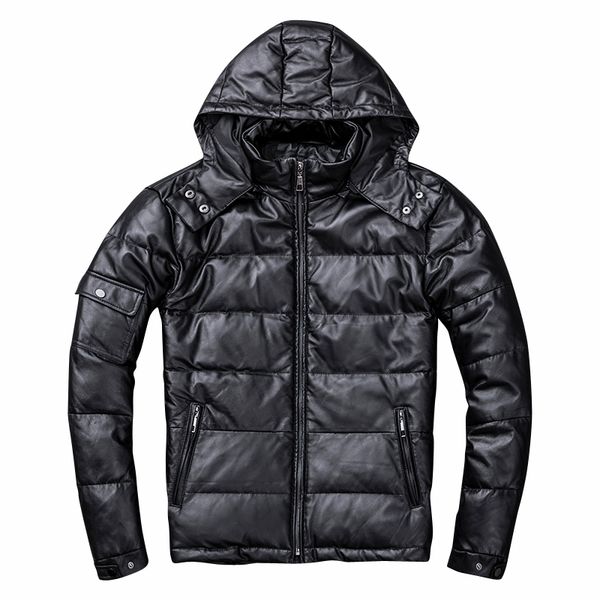 2020 black men hood casual leather пуховик плюс размер xxxl подлинная толстая русская зима овчины вниз пальто бесплатная доставка
2020 black men hood casual leather пуховик плюс размер xxxl подлинная толстая русская зима овчины вниз пальто бесплатная доставка