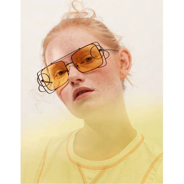 mincl/brand designer women square sunglasses women brand designer ins popular metal cutout gradient sun glasses nx, White;black
mincl/brand designer women square sunglasses women brand designer ins popular metal cutout gradient sun glasses nx, White;black
