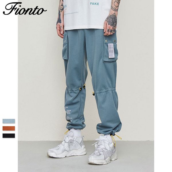 fionto men's fashion brand personal three-dimensional pocket printed drawstring segmented men's leisure sports pants 2019, Black
fionto men's fashion brand personal three-dimensional pocket printed drawstring segmented men's leisure sports pants 2019, Black