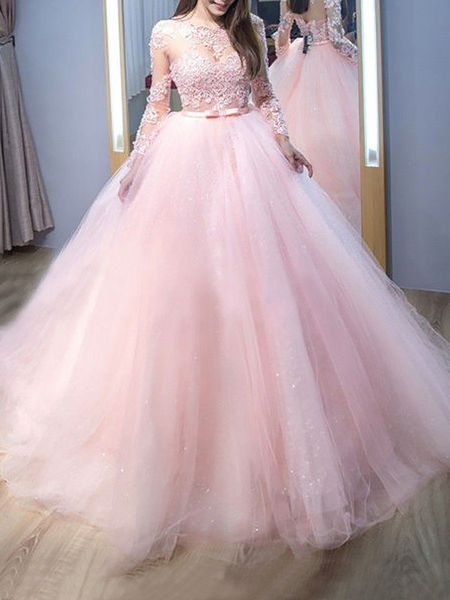 vintage long sleeves quinceanera prom dresses ball gown jewel illusion lace applique sequined tulle sweet 15 dress vastidos de dress, Blue;red
vintage long sleeves quinceanera prom dresses ball gown jewel illusion lace applique sequined tulle sweet 15 dress vastidos de dress, Blue;red