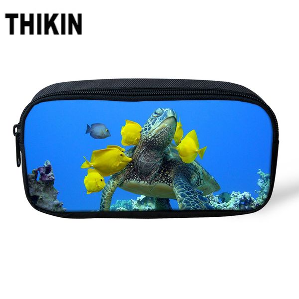 thikin underwater world sea turtle print women make up case polyester pencil case stationery pen bags students cosmetic bag
thikin underwater world sea turtle print women make up case polyester pencil case stationery pen bags students cosmetic bag