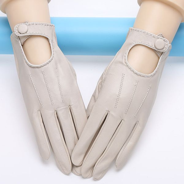 genuine leather gloves female spring autumn thin style unlined fashion elegant woman' sheepskin gloves black white tu1002, Blue;gray
genuine leather gloves female spring autumn thin style unlined fashion elegant woman' sheepskin gloves black white tu1002, Blue;gray