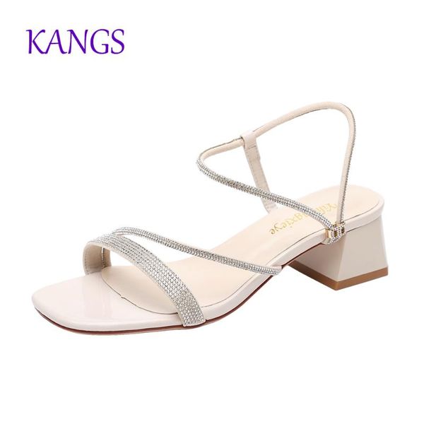 2020 new arrival fashion crystal women sandals concise design square heels femme slip-on summer shoes lady summer sandals a150, Black
2020 new arrival fashion crystal women sandals concise design square heels femme slip-on summer shoes lady summer sandals a150, Black