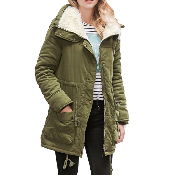 2018 winter women parka coat warm collar hooded long coat jacket long sleeve slim ladies parka coats outwear, Tan;black
2018 winter women parka coat warm collar hooded long coat jacket long sleeve slim ladies parka coats outwear, Tan;black