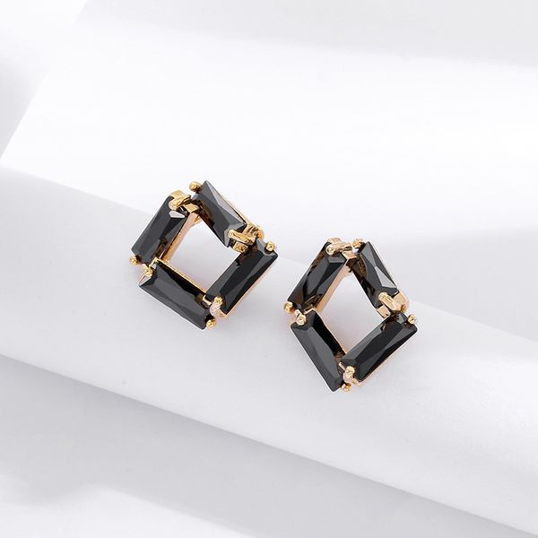 bling black zircon stone earings mini gold square stud earrings for women korean earring fashion jewelry orecchini donna, Golden;silver
bling black zircon stone earings mini gold square stud earrings for women korean earring fashion jewelry orecchini donna, Golden;silver