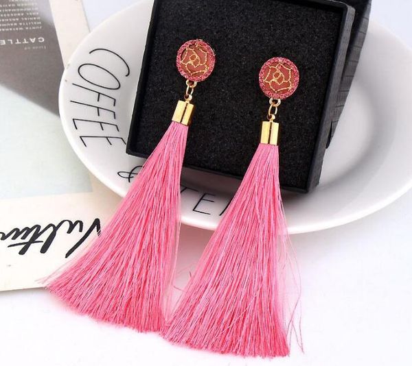 promotional price jewelry boho crystal long tassel drop earrings for women ethnic geometric rose flower sign dangle statement earring, Silver
promotional price jewelry boho crystal long tassel drop earrings for women ethnic geometric rose flower sign dangle statement earring, Silver