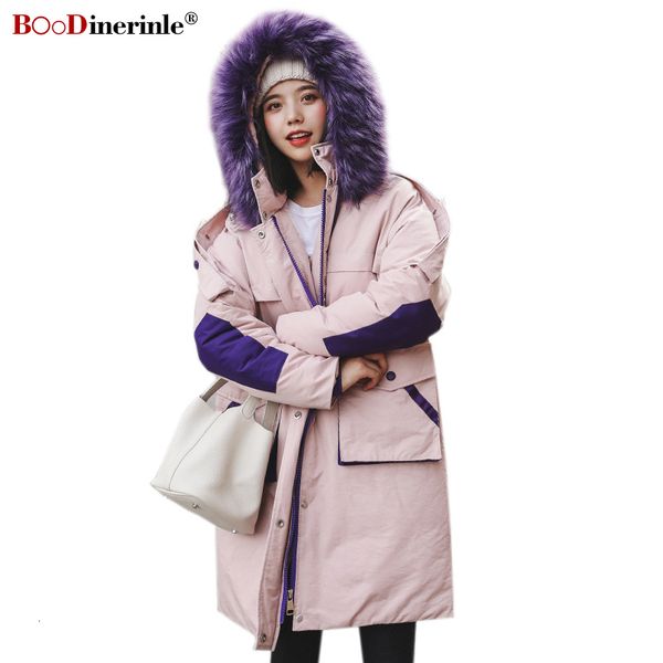 boodinerinle women's jacket 2019 parkas women pink loose plus size fur collar hooded coat women casual long winter coats, Tan;black
boodinerinle women's jacket 2019 parkas women pink loose plus size fur collar hooded coat women casual long winter coats, Tan;black