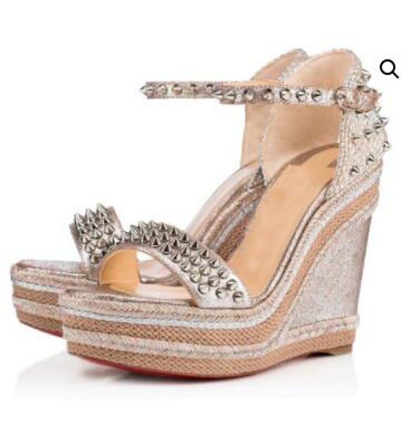 fashion summer women red bottom sandals wedge chocazeppa studs women high heels white leather ladies gladiator sandal eu35-42, Black
fashion summer women red bottom sandals wedge chocazeppa studs women high heels white leather ladies gladiator sandal eu35-42, Black