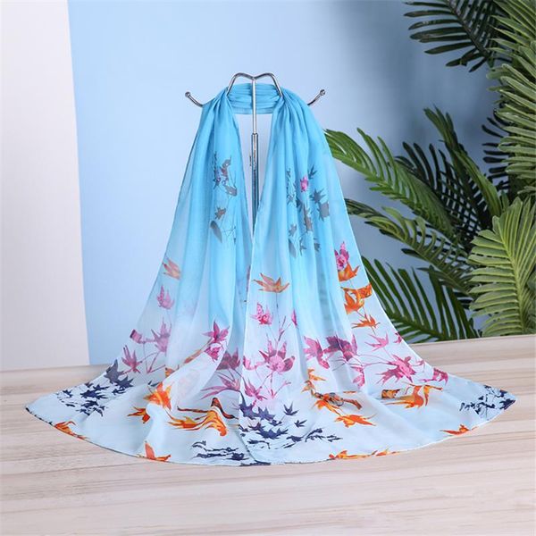 new summer chiffon silk scarf women flower printing thin shawl and wraps female fashion gift dual-purpose hijab stoles scarves, Blue;gray
new summer chiffon silk scarf women flower printing thin shawl and wraps female fashion gift dual-purpose hijab stoles scarves, Blue;gray