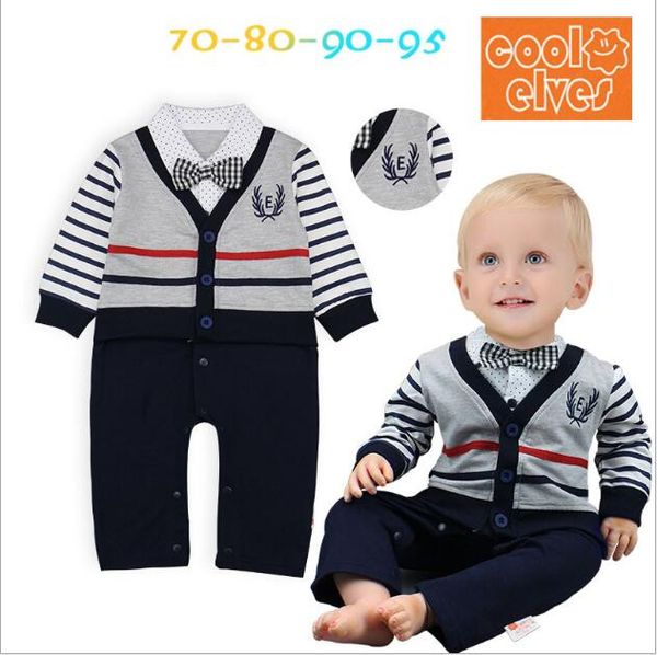 new cross border children's wear baby gentleman ha yi boy's one-piece suit long sleeve baby bow tie crawling suit manufacturer, Blue
new cross border children's wear baby gentleman ha yi boy's one-piece suit long sleeve baby bow tie crawling suit manufacturer, Blue