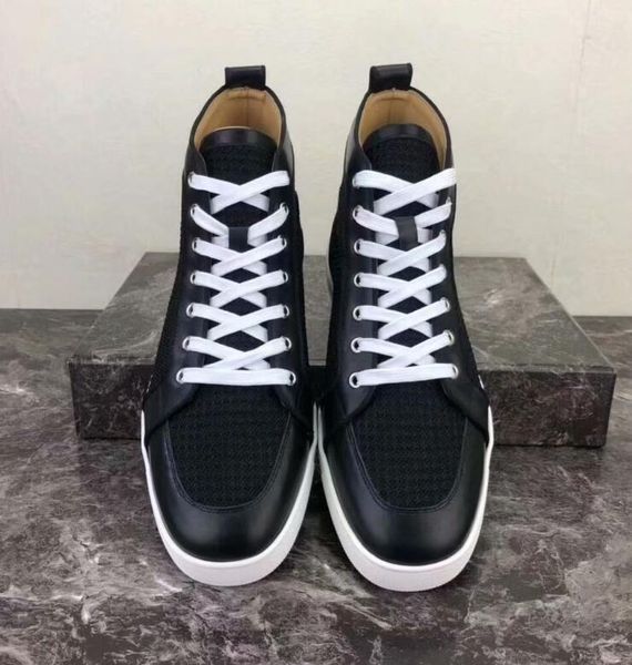 2020 мужчин марка повседневный обуви mans red bottom sneaker flat new designer узелок high top смешанные цвета черный белый кроссовки размер, Black
2020 мужчин марка повседневный обуви mans red bottom sneaker flat new designer узелок high top смешанные цвета черный белый кроссовки размер, Black