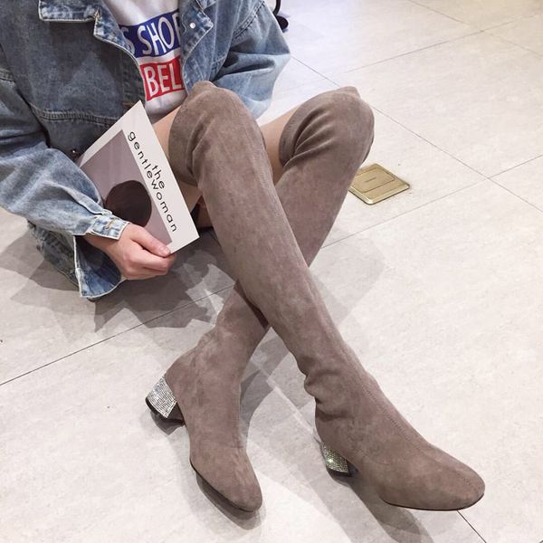 boussac luxury crystal over the knee boots women high heel designer thigh boots stretch suede long women swe0564, Black
boussac luxury crystal over the knee boots women high heel designer thigh boots stretch suede long women swe0564, Black