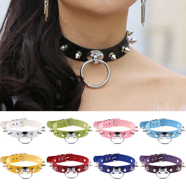 popular 1pc punk rivet leather gothic choker silver spike collar necklace women men fashion jewelry, Golden;silver
popular 1pc punk rivet leather gothic choker silver spike collar necklace women men fashion jewelry, Golden;silver