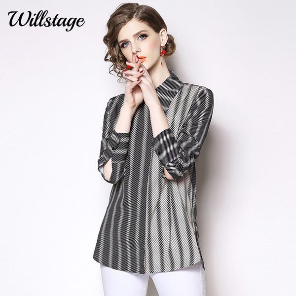 willstage striped shirts black and white women blouse long sleeve formal elegant office ladies work wear 2019 spring autumn
willstage striped shirts black and white women blouse long sleeve formal elegant office ladies work wear 2019 spring autumn
