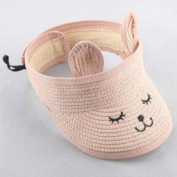 children straw sun visor cap girl hats wide brim empty summer beach cap packable two style, Yellow
children straw sun visor cap girl hats wide brim empty summer beach cap packable two style, Yellow
