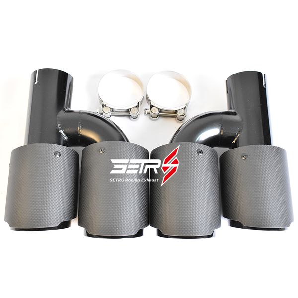 universal od 89mm two pieces h style left and right dual carbon fiber black muffler pipe auto exhaust tip for golf
universal od 89mm two pieces h style left and right dual carbon fiber black muffler pipe auto exhaust tip for golf