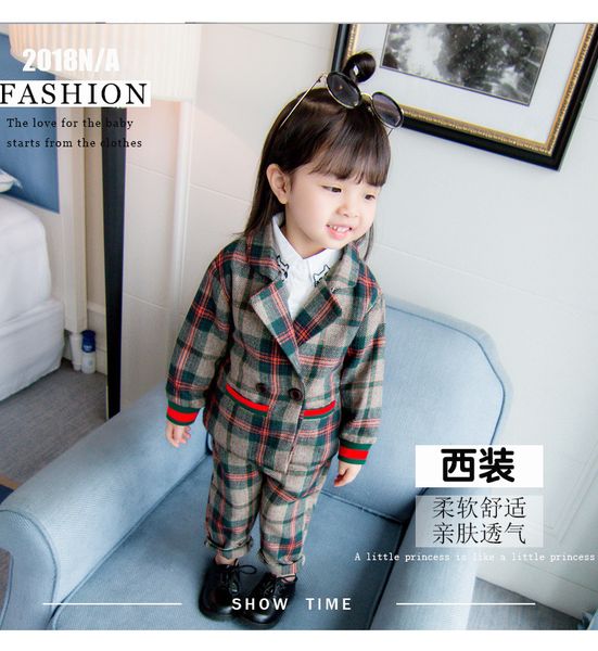 kids clothes boys and girls children plaid suit two-piece spring and autumn new style korean-style fashion girls clothes, White
kids clothes boys and girls children plaid suit two-piece spring and autumn new style korean-style fashion girls clothes, White