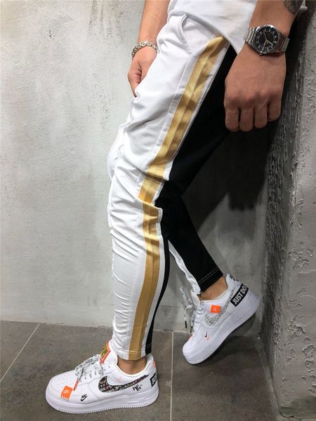 male high streetwear men sweatpants stripe trousers autumn sweatpants side hip hop street jogger pants new m-3xl tprlg, Black
male high streetwear men sweatpants stripe trousers autumn sweatpants side hip hop street jogger pants new m-3xl tprlg, Black