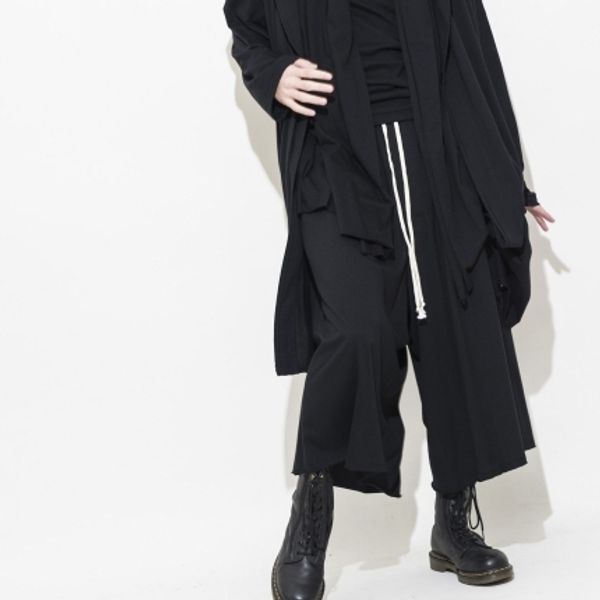 27-44 new 2018 men's clohting hair stylist fashion casual pants wide leg pants loose culotte plus size costumes, Black
27-44 new 2018 men's clohting hair stylist fashion casual pants wide leg pants loose culotte plus size costumes, Black