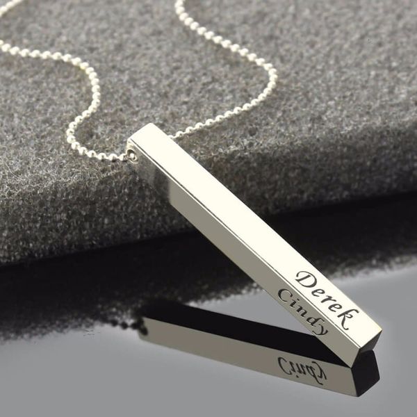 new custom four side pendant necklace engraved name chain necklace personalized 925 sterling silver jewelry for anniversary gift
new custom four side pendant necklace engraved name chain necklace personalized 925 sterling silver jewelry for anniversary gift