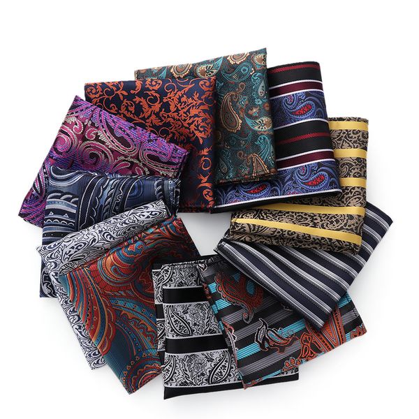 25*25cm men's 100% silk handkerchief paisley floral jacquard women pocket square towel for business wedding party accessories, Blue;white
25*25cm men's 100% silk handkerchief paisley floral jacquard women pocket square towel for business wedding party accessories, Blue;white