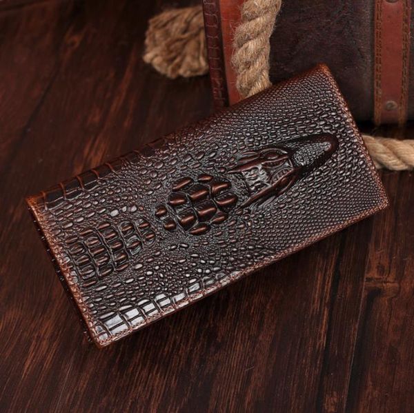 european and american trend new leather men's wallet luxury crocodile pattern men's leather long clutch bag casual fashion multi-c, Red;black
european and american trend new leather men's wallet luxury crocodile pattern men's leather long clutch bag casual fashion multi-c, Red;black